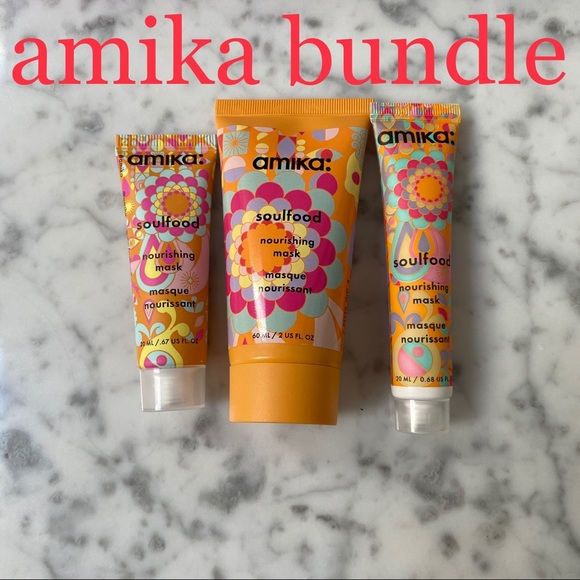 amika Other - Amika soul food mask bundle NWT 3 travel sizes